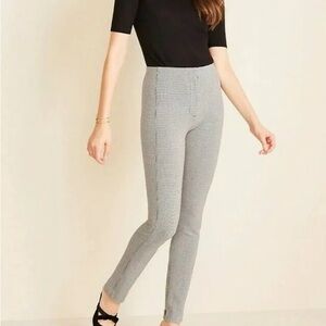 Ann Taylor NWT The Audrey Pant Bi-Stretch Hounds Tooth Black/White 6 - New Women
